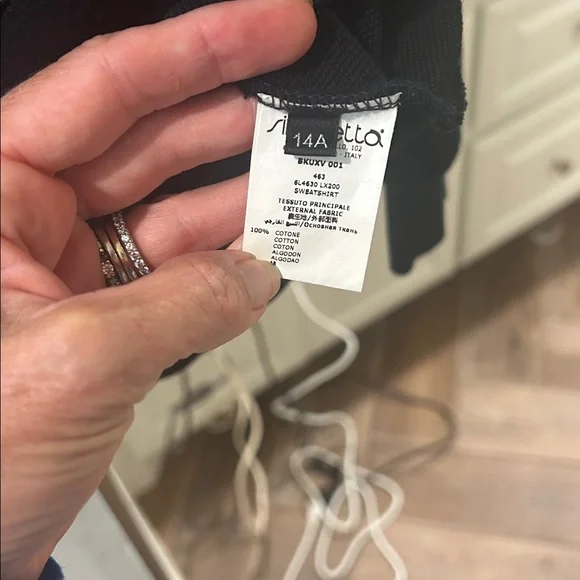 Balmain Black Crewneck Sweater women XS covers your bum. - Picture 3 of 3